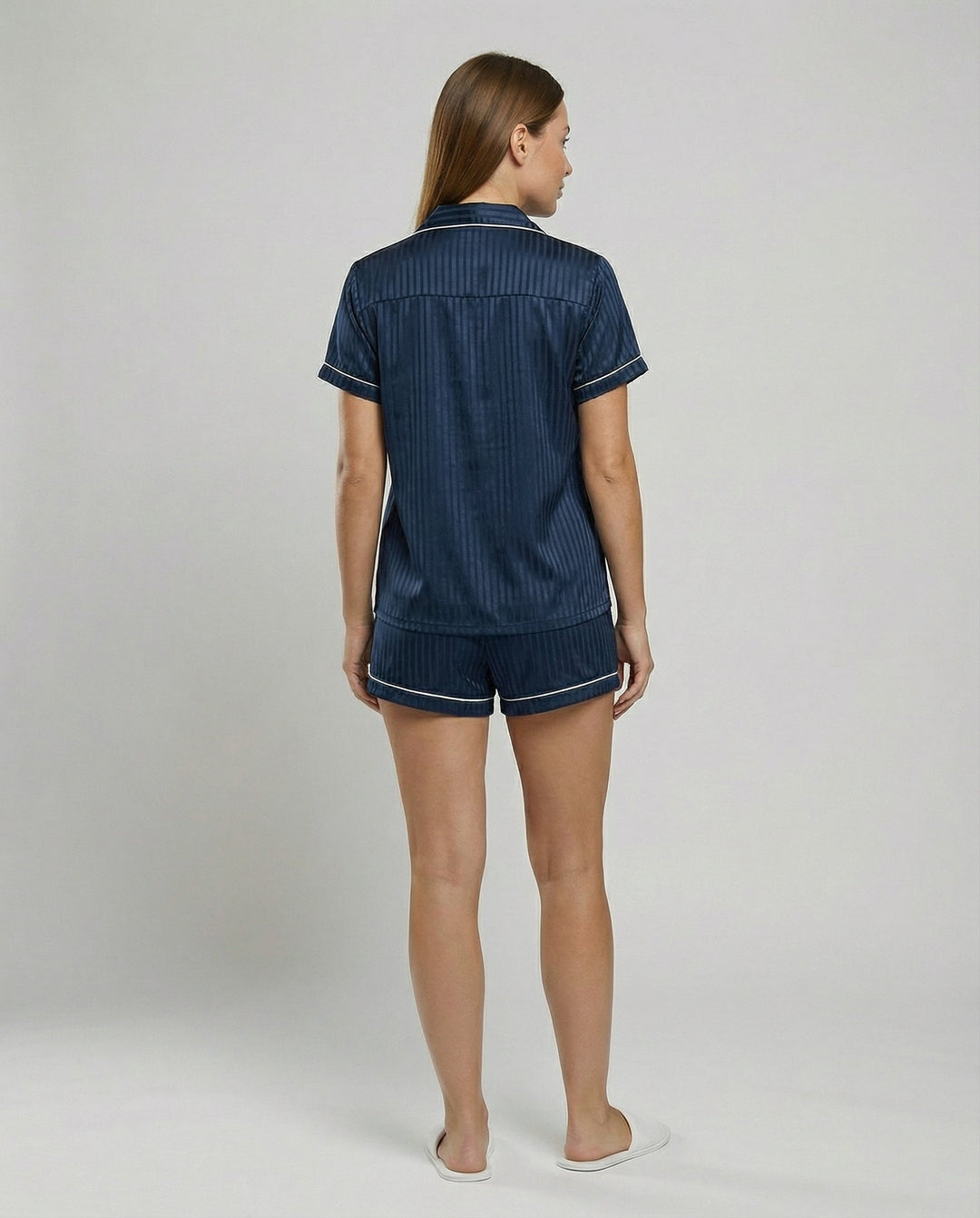 Satin Komfort Pyjama Set Damen | EB
