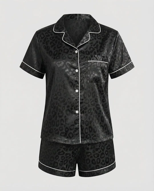 Satin Komfort Pyjama Set Damen | EB