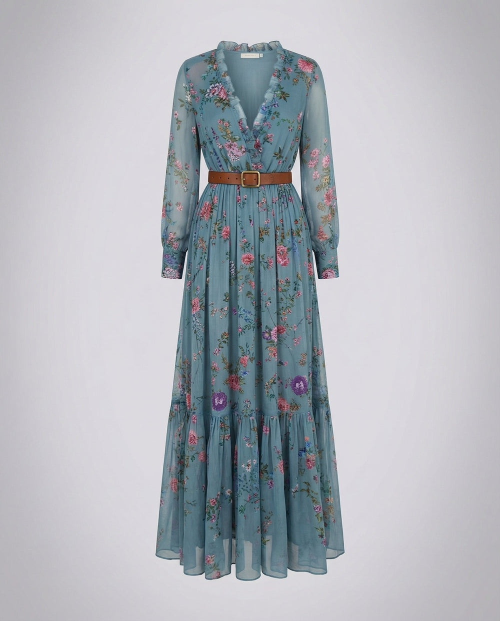 Boho Maxikleid mit V-Ausschnitt | EB