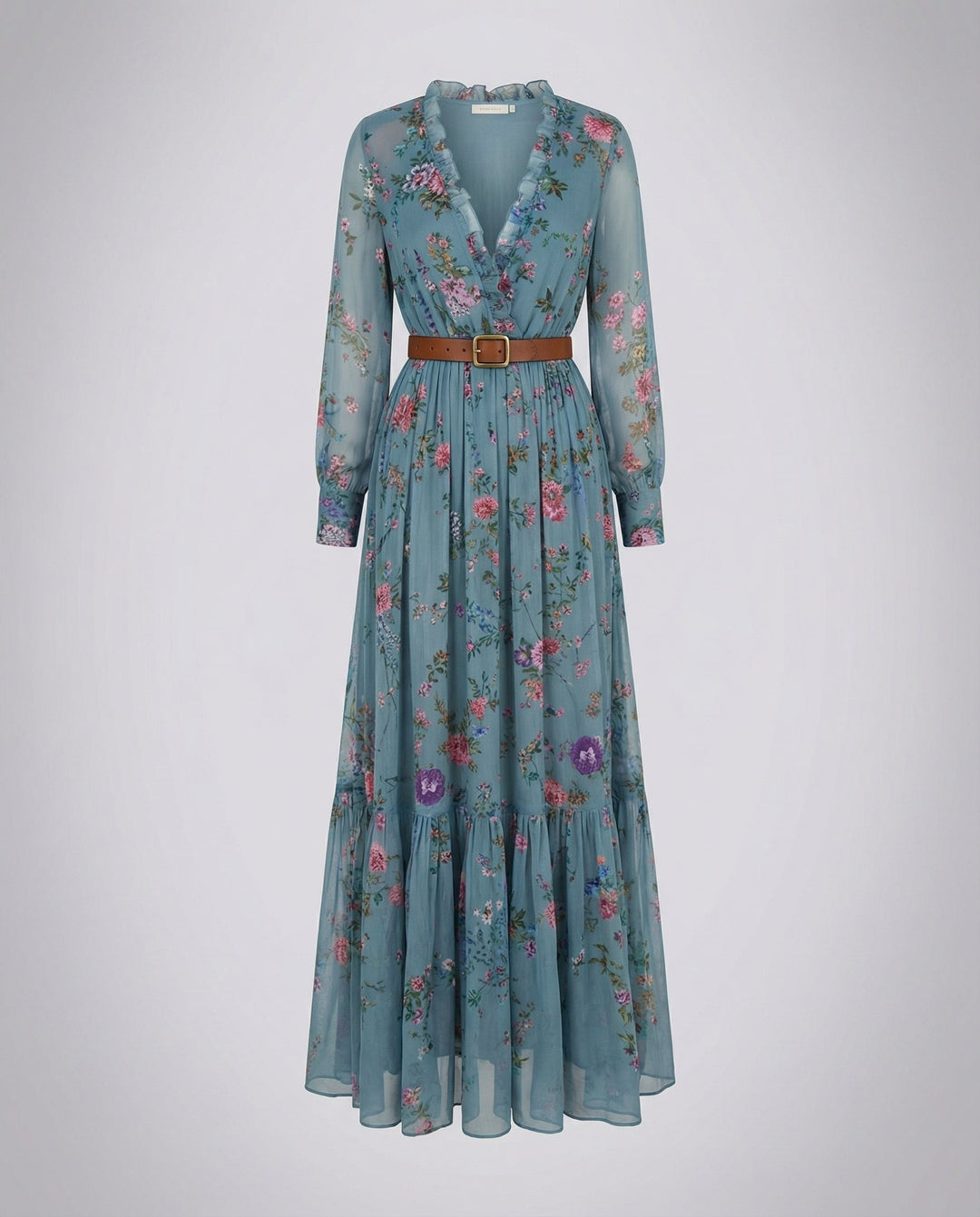 Boho Maxikleid mit V-Ausschnitt | EB