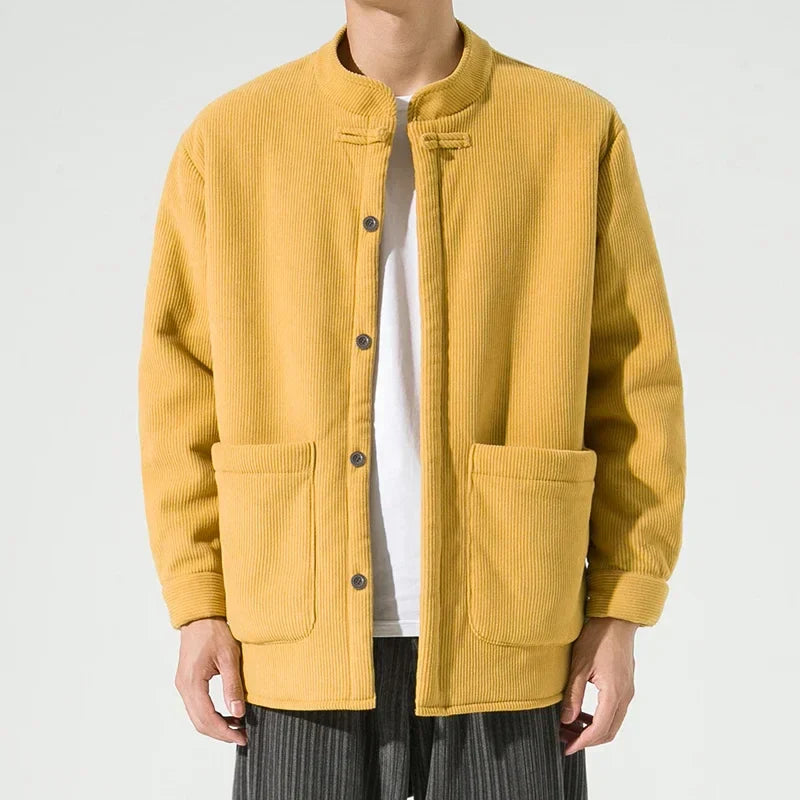 EB | Leichtes Cordjacke für Herren mit großen Taschen