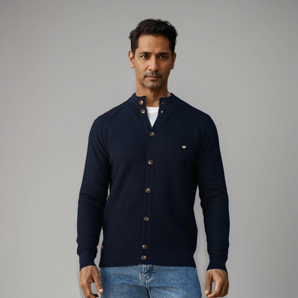 EB | Strick Cardigan mit Knöpfen Elegant und Komfortabel Perfekt für Layer-look