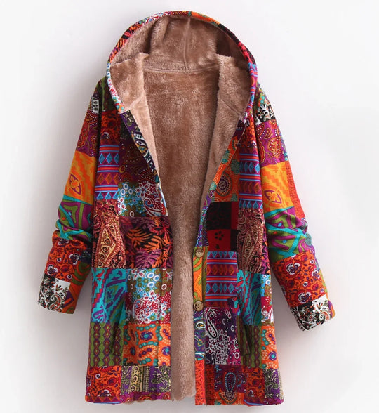 EB | Fleecejacke für Damen - mit Kapuze
