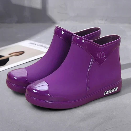 EB | Damen wasserdichte Stiefeletten mit seitlichem Reißverschluss