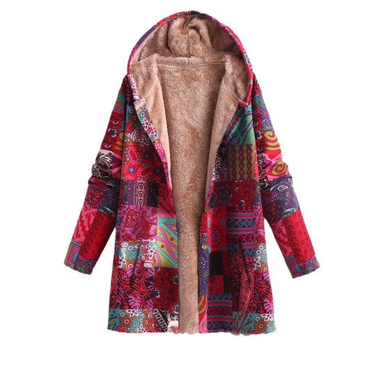 EB | Fleece-Jacke für Damen mit Kapuze