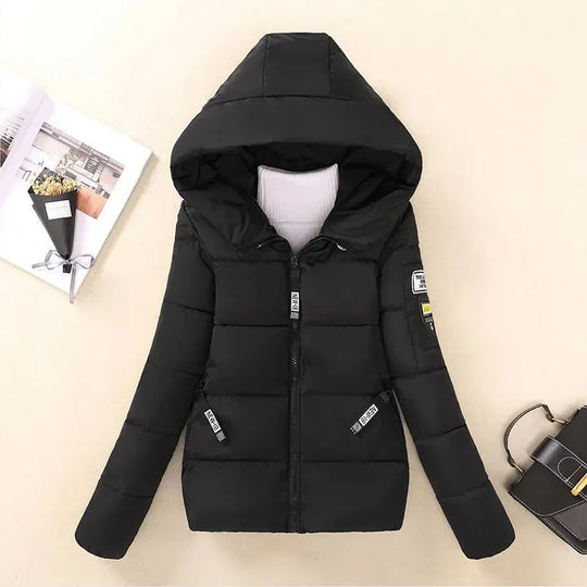 EB | Gefütterte Winterparka mit Kapuze Warme Jacke