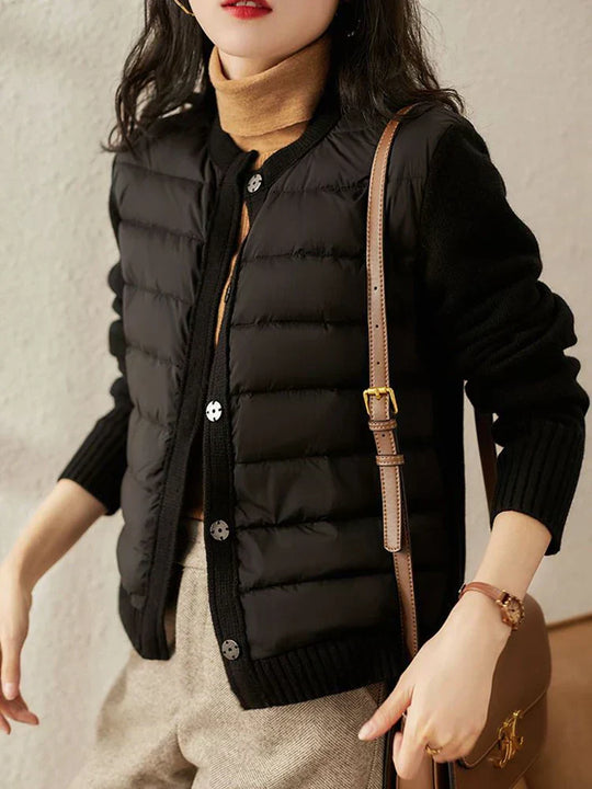 EB | Pufferjacke Grau Warme Winterjacke