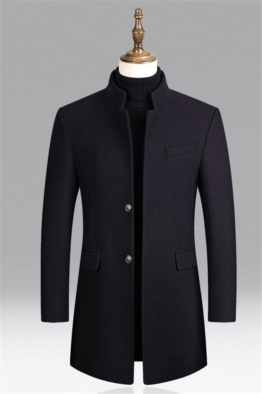 EB | Herren – Herbstmantel – Eleganter Mantel Aus Premium