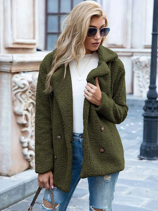 EB | Warmer Teddy-Mantel Damen