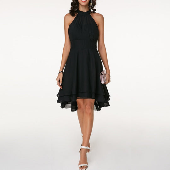 EB | Stilvolle Halter A-Linien Kleid