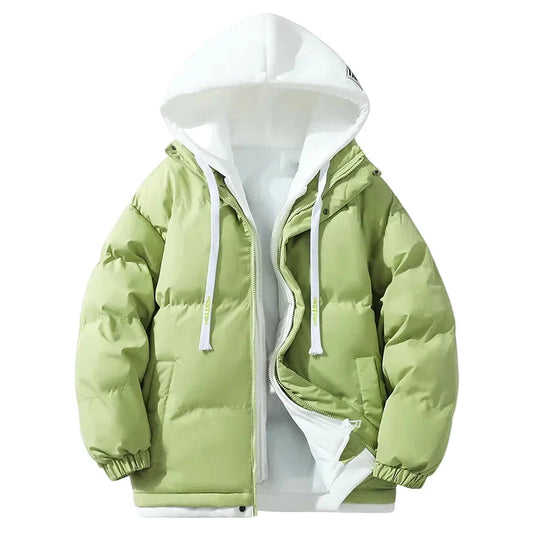 EB | Winter Daunenjacke mit Kapuze - Modischer Streetwear-Puffer für Alltag & Outdoor