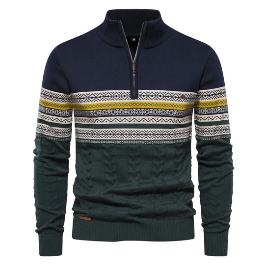 EB | Sweatshirt - Herren Retro-Muster Sweatshirt mit bequemem und einzigartigem Design