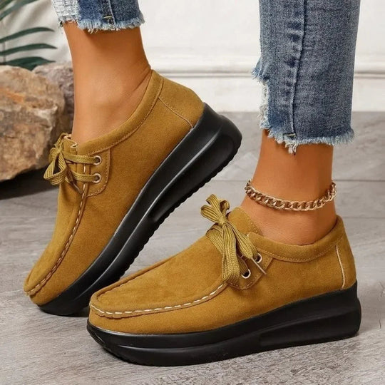 Wildleder-Schnürschuhe mit rutschfester Sohle EB EB