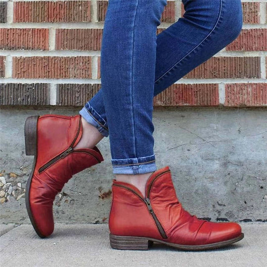 EB | Damen Reißverschluss Stiefeletten