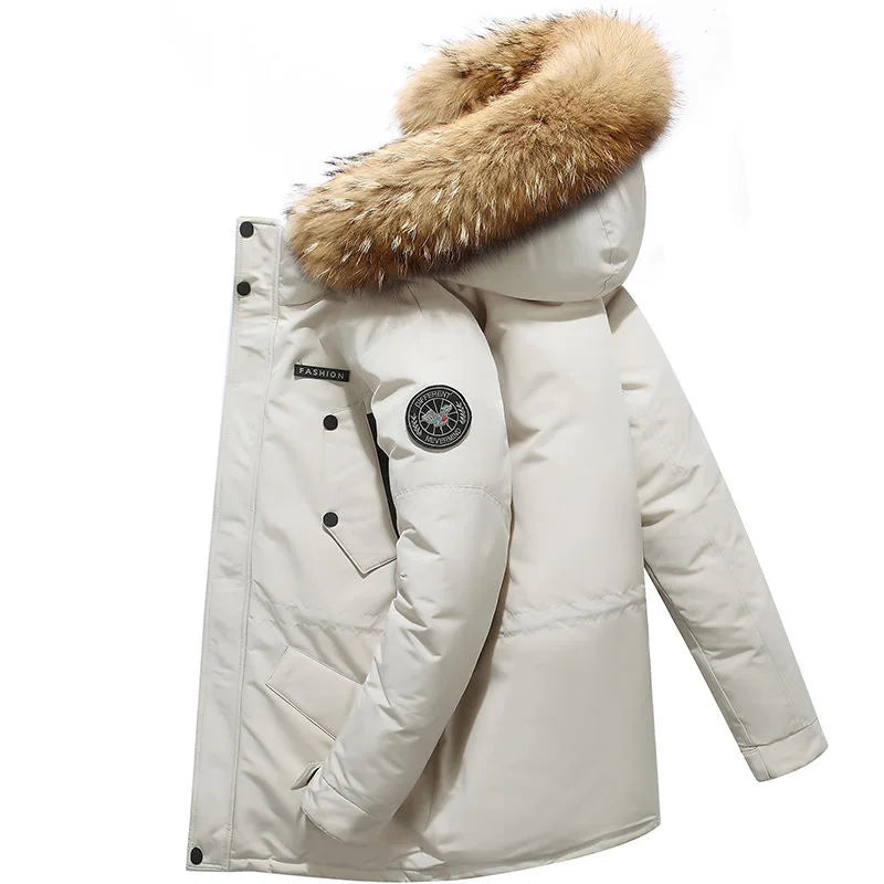 EB | Halflange Winterjacke mit Kapuze