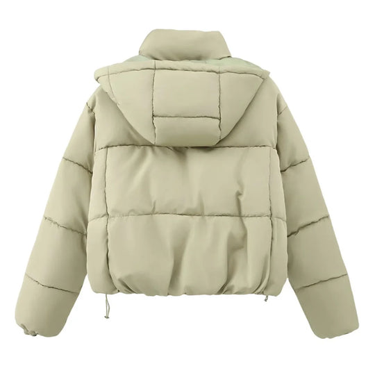 EB | Lässige Kurze Kapuzenjacke