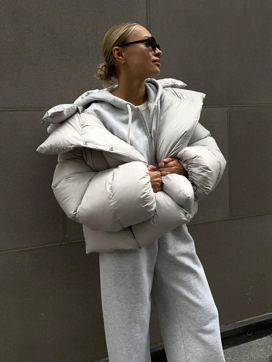 EB | Modische Steppjacke in Anthrazit
