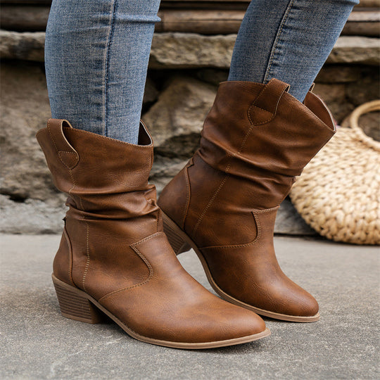 EB | Pu Lederstiefel für Damen