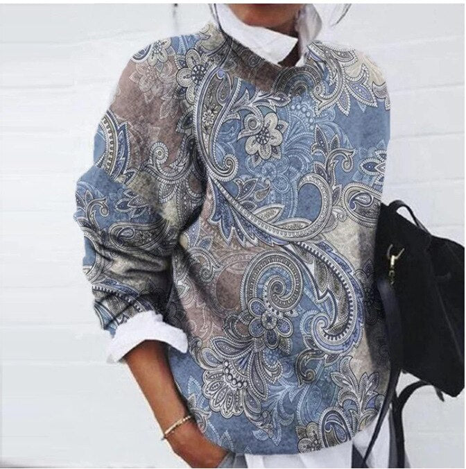EB | Modischer Floral Pullover