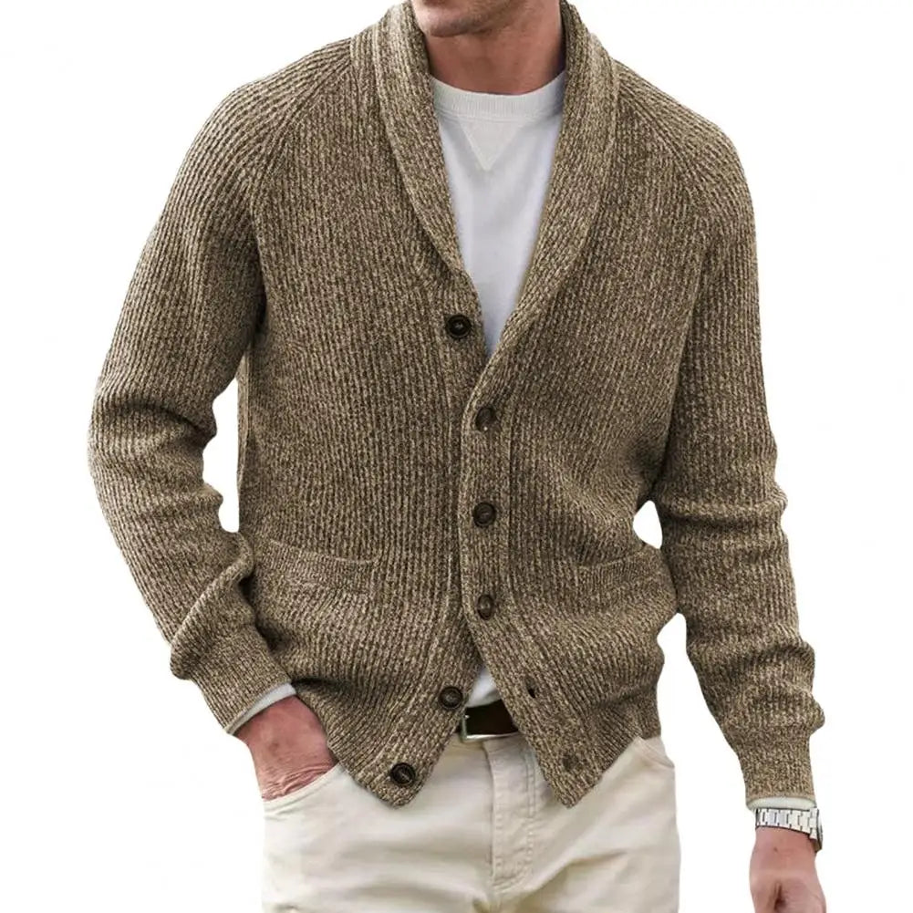 EB | Strickjacke mit Knöpfen Wollmischung Klassisch und Komfortabel