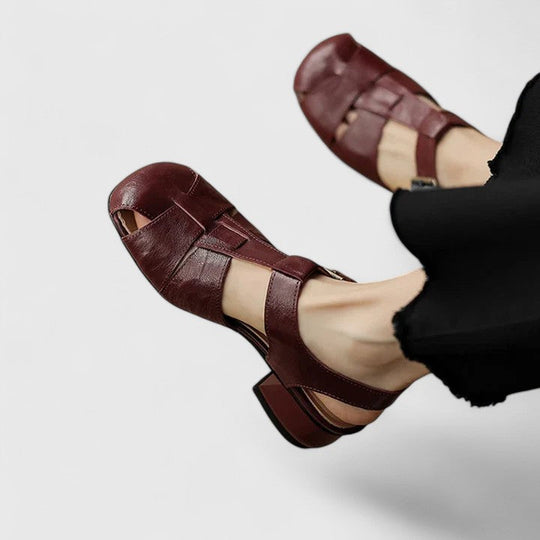 elegante Damensandalen, hochwertiges Leder. EB EB