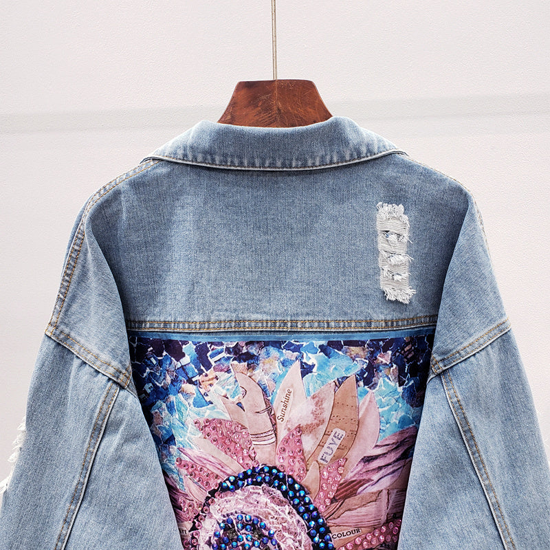 EB | Oversized Damen Denimjacke