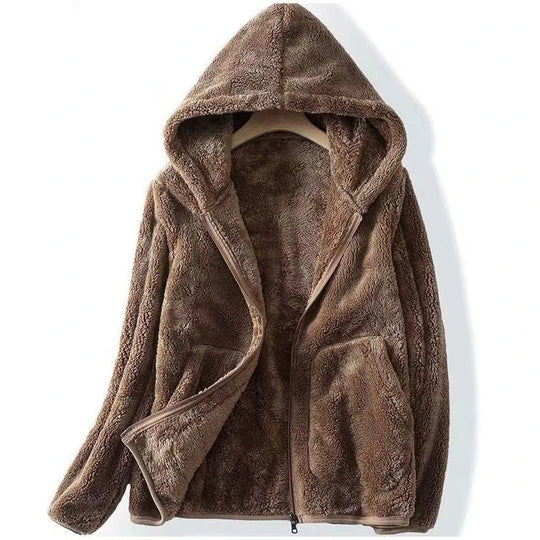 EB | Überdimensionales Fleece-Sweatshirt mit Kapuze