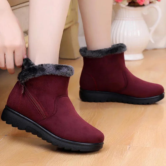 EB | Winter Plush Reißverschluss Rutschfeste Stiefel