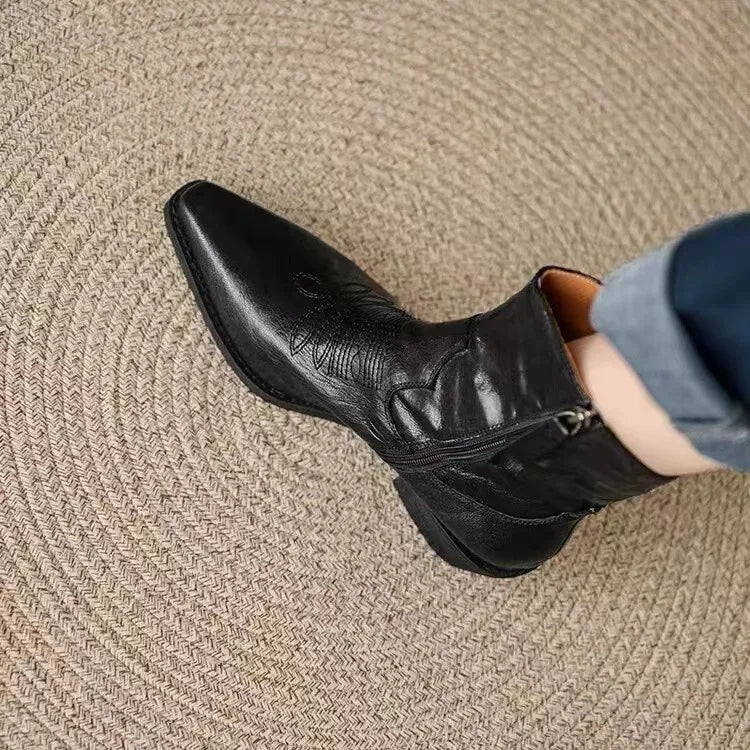 EB | Stil Spitz Zulaufende Stiefeletten für Frauen