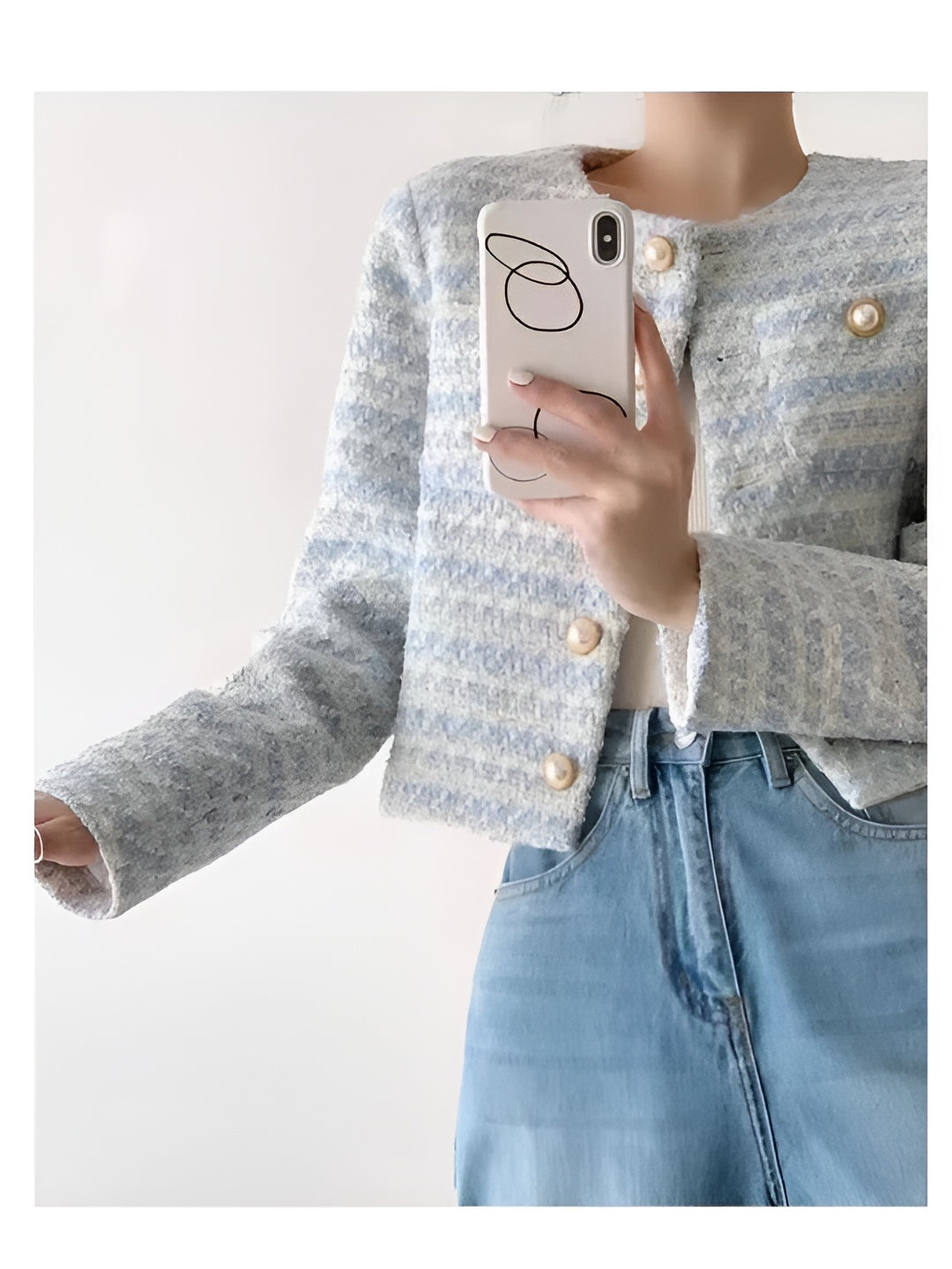 EB | Elegante Damen Tweed Blazer