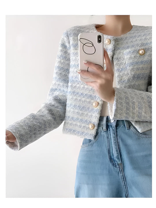 EB | Elegante Damen Tweed Blazer