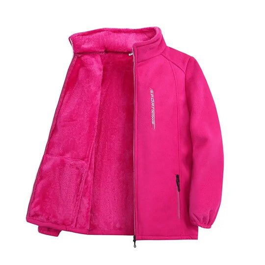 EB | Fleece Zip-Up Cardigan