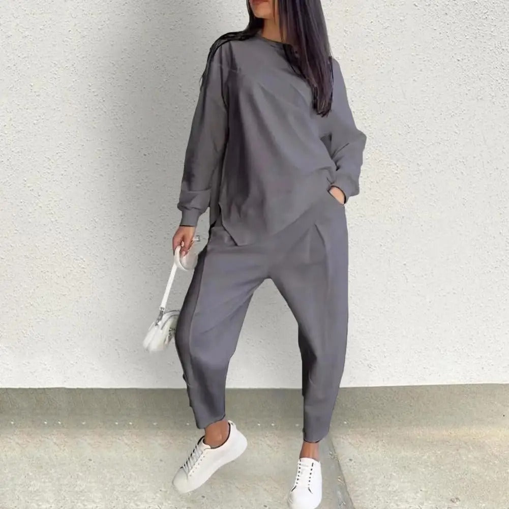 EB | Trendiges Damen Satz mit Sweatshirt Optik