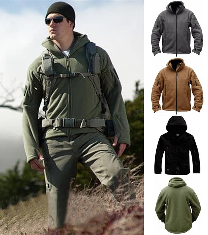 EB | Taktische Fleecejacke mit Kapuze Polyester Wärme und Funktionalität