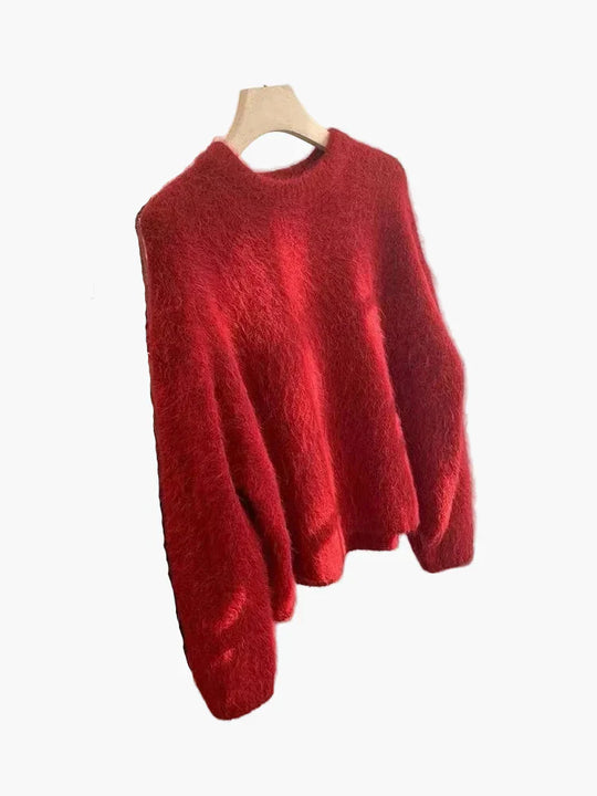 EB | Kuschelpullover Locker Geschnitten - Stilvoller Oversize Strick für Herbst & Winter