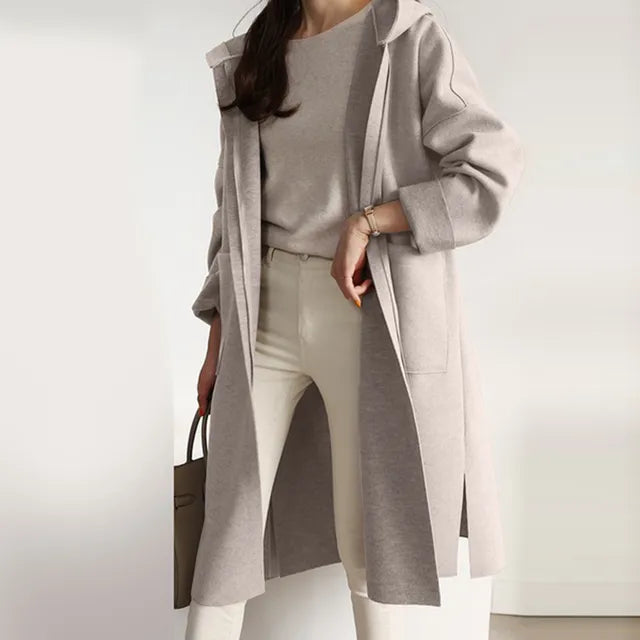 EB | Elegante Taubjacke mit Kapuze