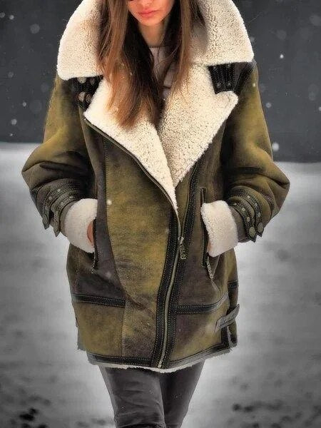 EB | Wildleder Sherpa-Jacke