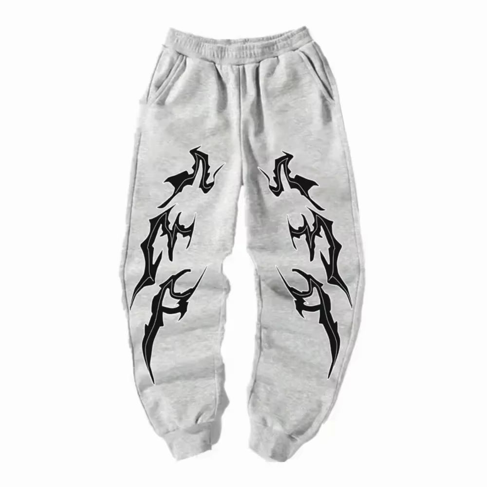 EB | Weinlese Ketten Print Sweatpants