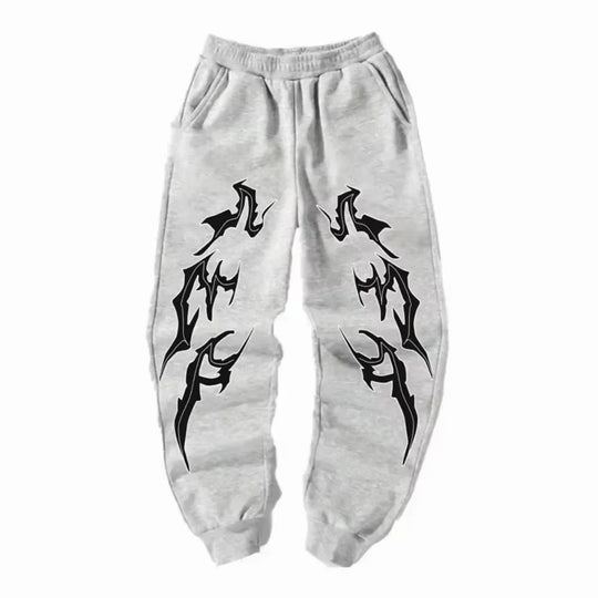 EB | Weinlese Ketten Print Sweatpants