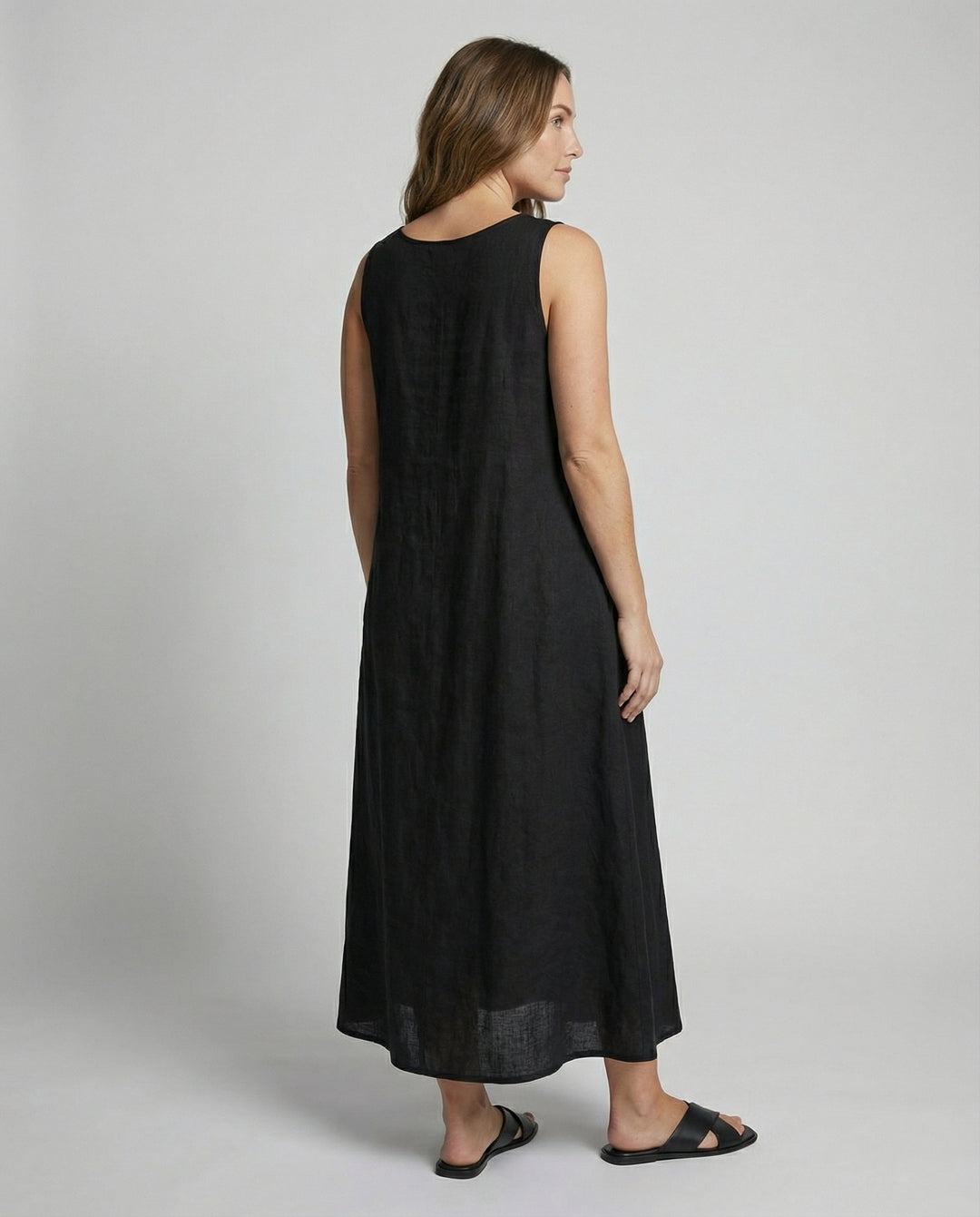 EB | Vintage Ärmelloses Plus Size Kleid