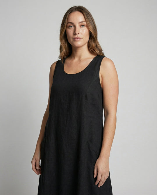 EB | Vintage Ärmelloses Plus Size Kleid