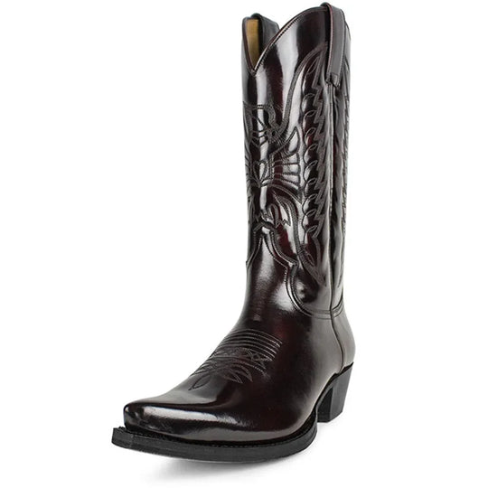 Klassische bestickte Cowboystiefel für zeitlosen Stil EB