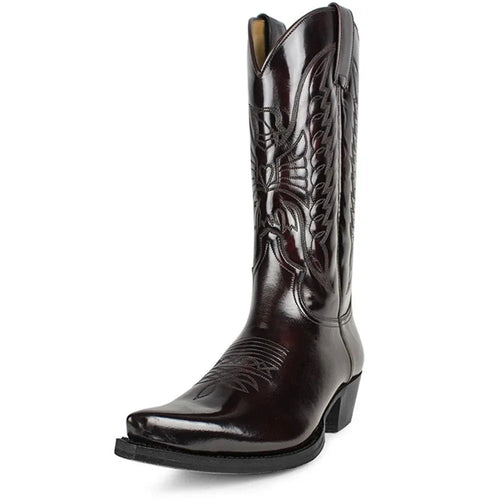 Klassische bestickte Cowboystiefel für zeitlosen Stil EB