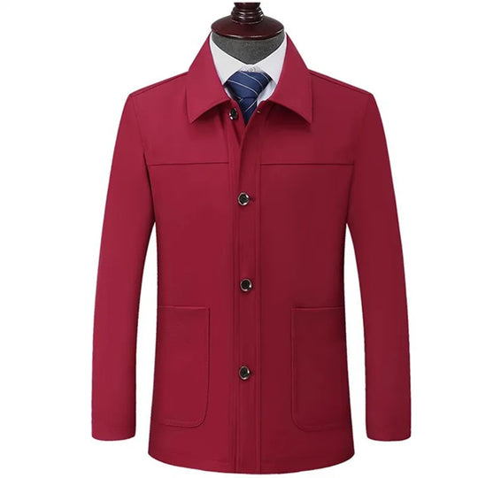 EB | Freizeitjacke mit Aufgesetzten Taschen und Knöpfen - Samuel