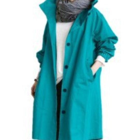 EB Damen Windbreaker Mantel mit Kapuze