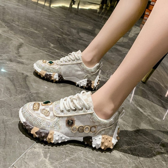 EB | Funkelnde Diamanten Schuhe