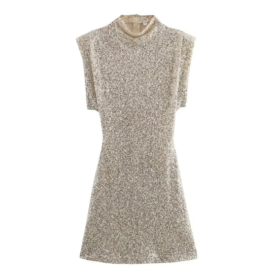 EB | Trendy Pailletten Minikleid
