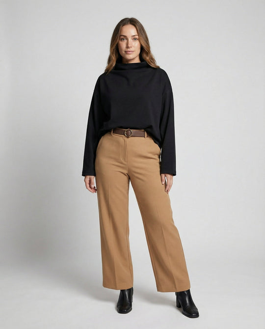 Oversize Rollkragenpullover Damen | EB