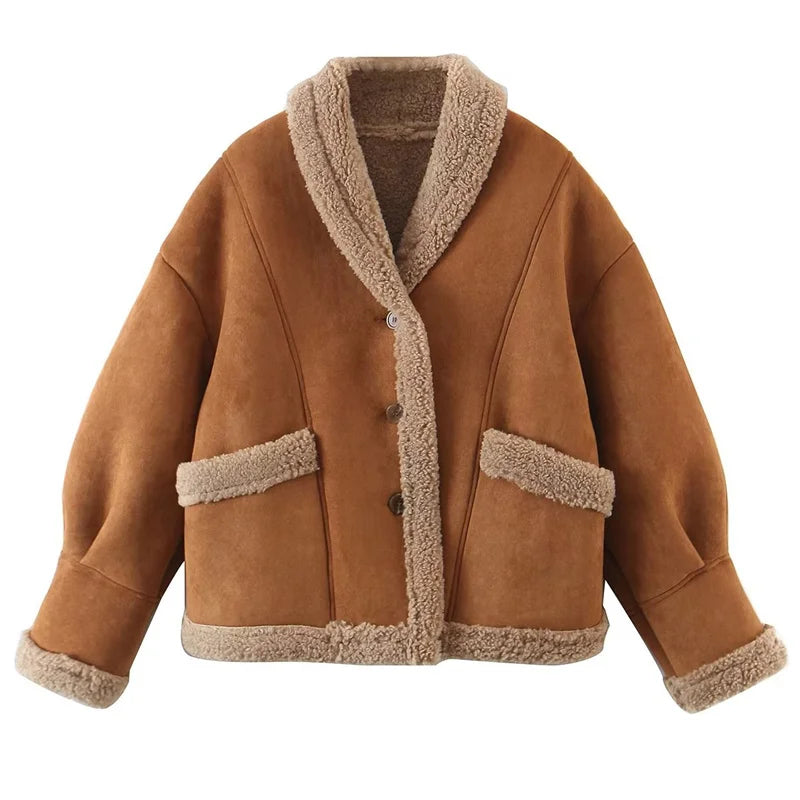 EB | Zeitlose Frauenjacke mit Manschetten