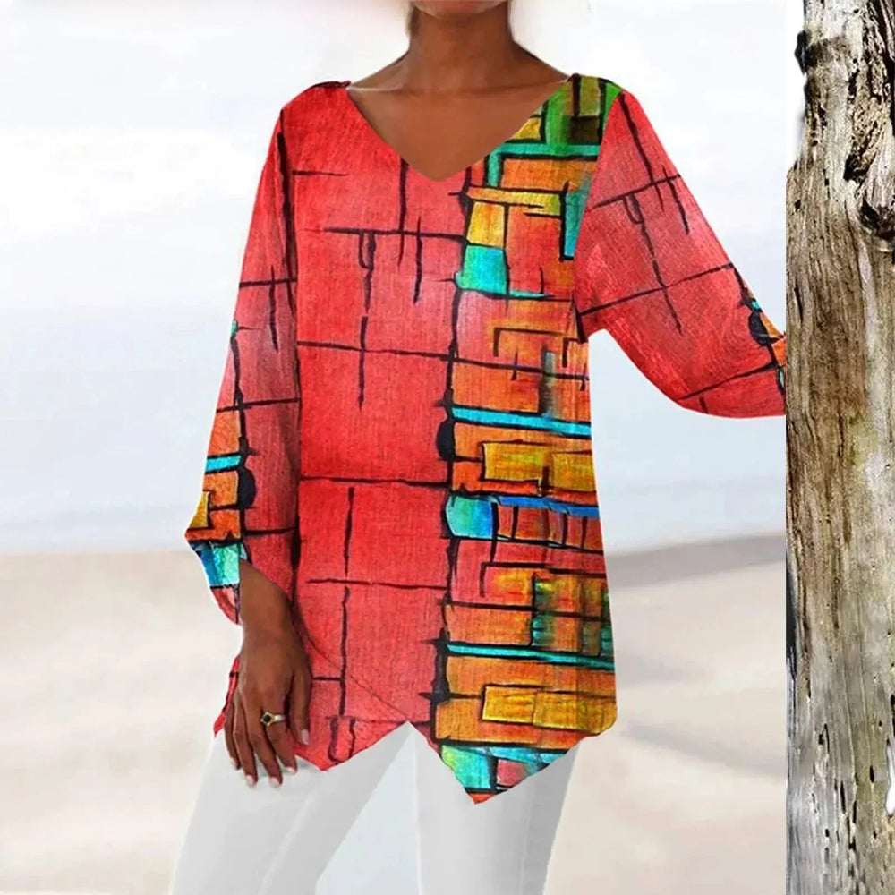 EB | Vintage V-Ausschnitt Top